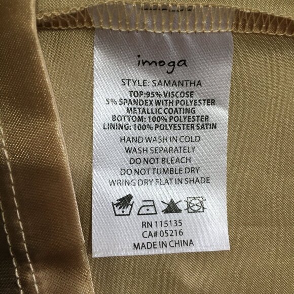 IMOGA Girls Size 12 Fit & Flare Polka Dot Party Dress Black/Gold Glitter NWT - Picture 10 of 15